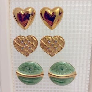 Vintage costume earrings